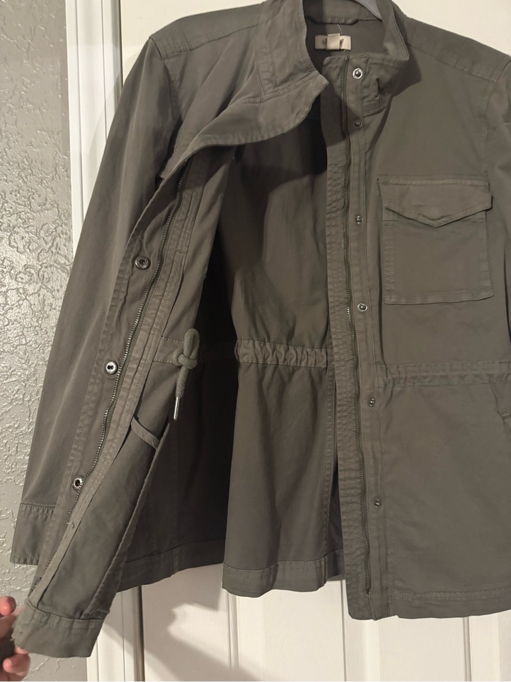 Style & Co. Olive Green Utility Jacket - Picture 5 of 6